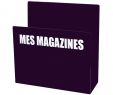 Lot De 6 Chaises De Jardin Pas Cher Élégant Porte Revues Collection Je Suis Range Magazines Bleu Promobo