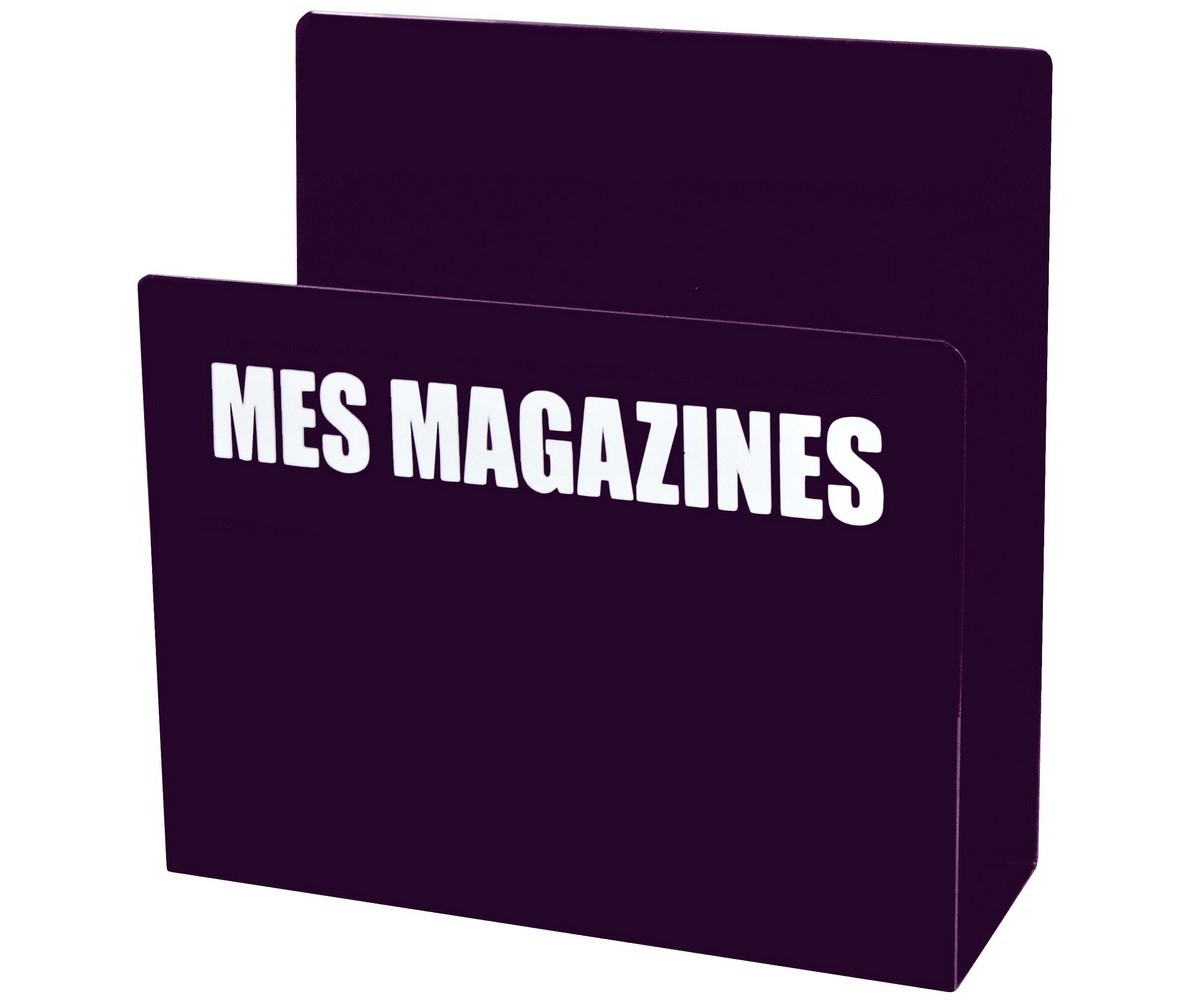 porte revue loft mes magazines violet pas cher 1000