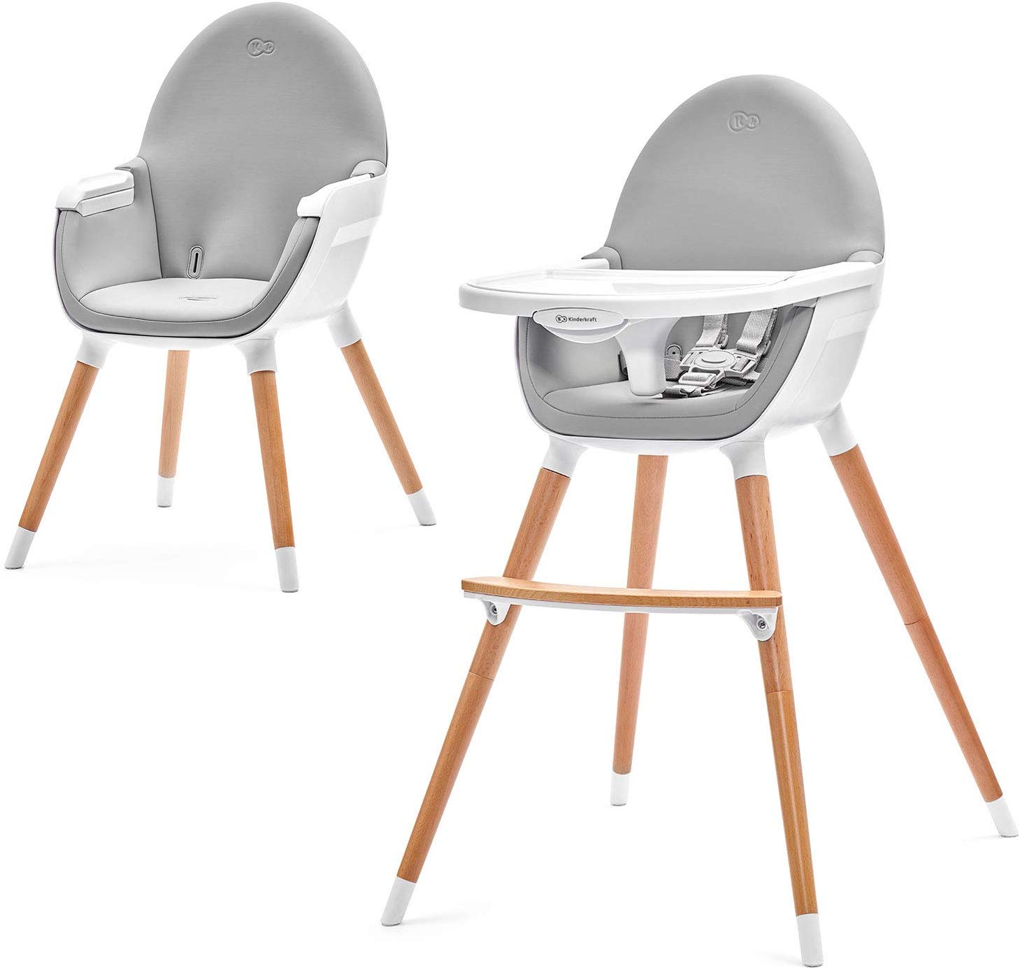 Lot De 6 Chaises De Jardin Pas Cher Inspirant Kinderkraft Fini Chaise Haute Bébé 2 En 1 évolutive Réglable Lavable Gris