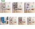 Maison De La Chaise Frais 4 Pi¨ces Ensemble Fleur Dinant La Chaise Couvre Spandex