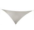 Mange Debout Exterieur Charmant Voile D Ombrage Triangulaire Gris Alu L 540 X L 390 Cm