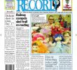 Menu De Noel Leclerc Frais the Chesterville Record November 26 2014 by Robin Morris