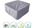 Meuble De Jardin Pas Cher Élégant Neufu Housse B¢che Pluie Protection Couverture Extérieur Jardin Meuble 120x120x74cm Gris