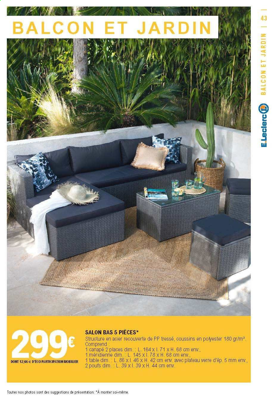 Meuble Exterieur Luxe Catalogue Leclerc Jardin 2019