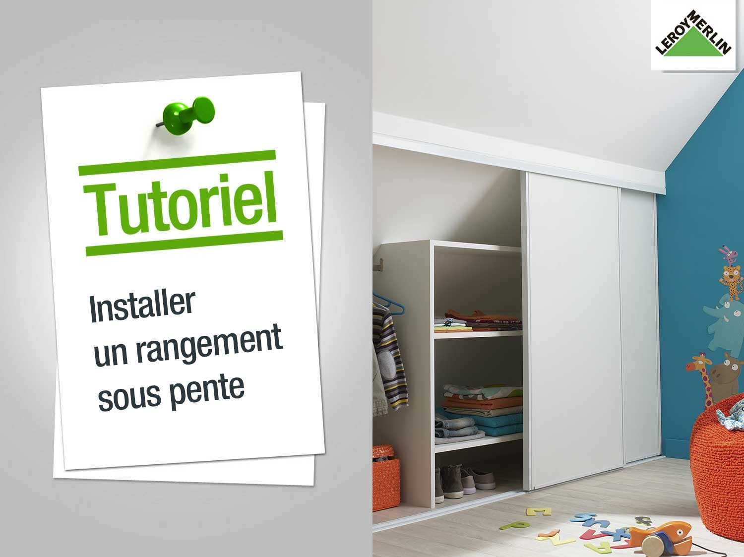 rangement sous pente leroy merlin ment installer un placard de rangement sous pente leroy merlin tutoriel installer un rangement sous pente rangement sous pente leroy merlin 0