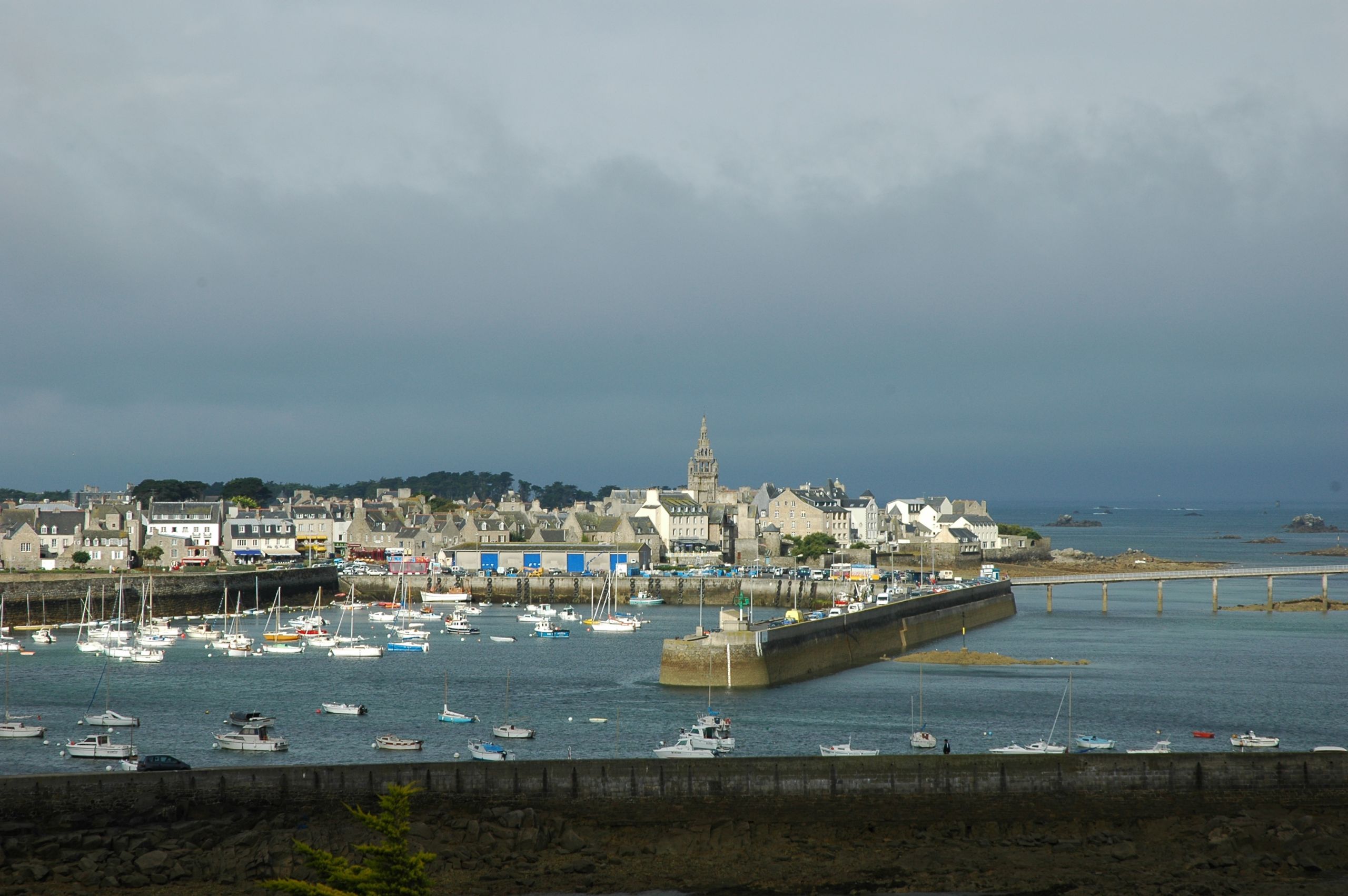 Roscoff vue Chapelle St Barbe