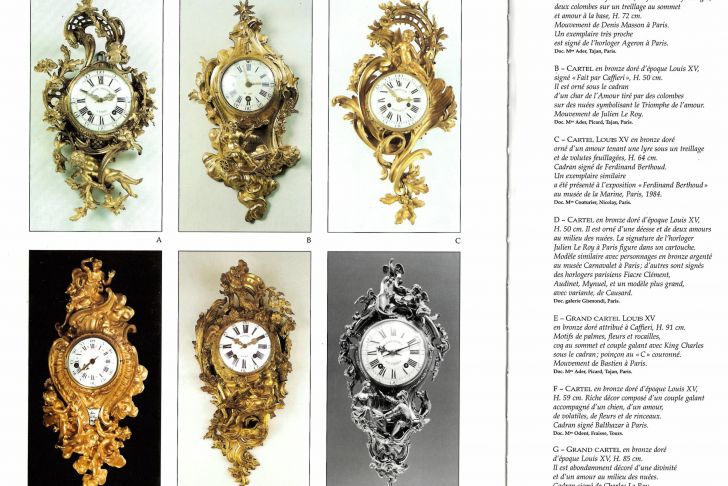 Mobilier De France tours Charmant Charles Baltazar An Louis Xv Cartel Clock Of Fourteen Day