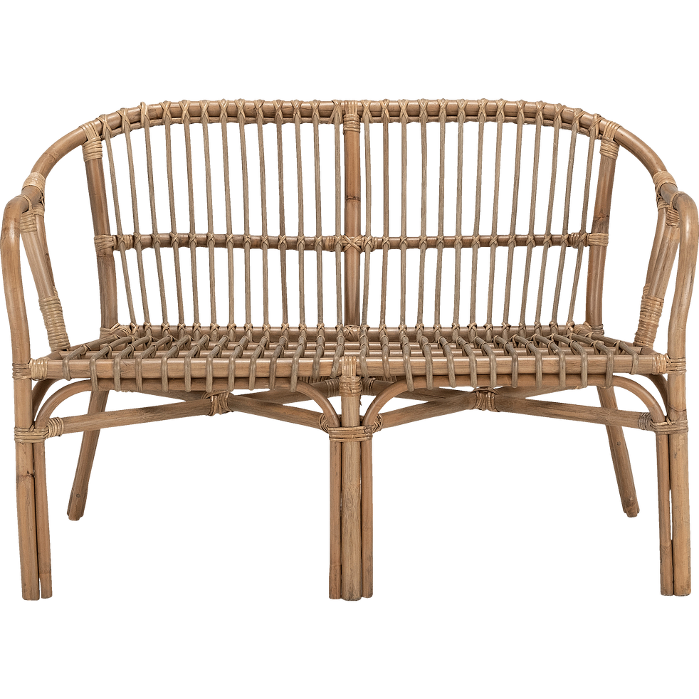 Mobilier De Jardin Alinea Charmant Banc De Jardin En Rotin Naturel 2 Places Seville