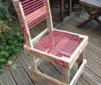 Mobilier De Jardin En Bois Frais Chaise En Bois De Palette Et Corde D Escalade