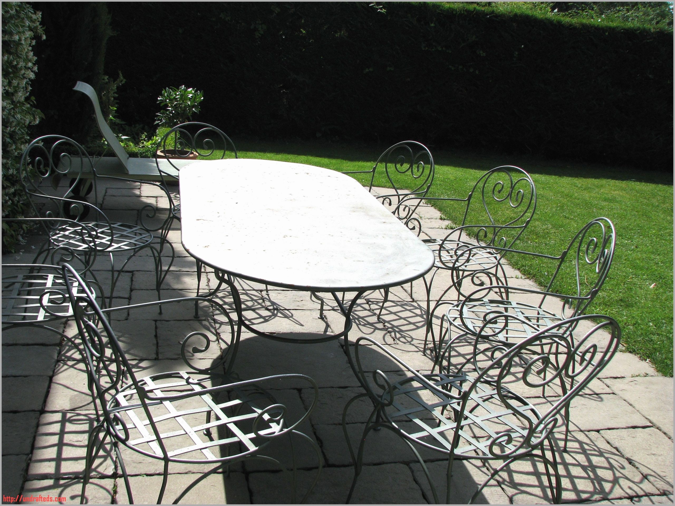 Mobilier De Jardin En Fer forgé Génial Salon Jardin Fer forgé Blanc Beau Banc De Jardin Fer forge