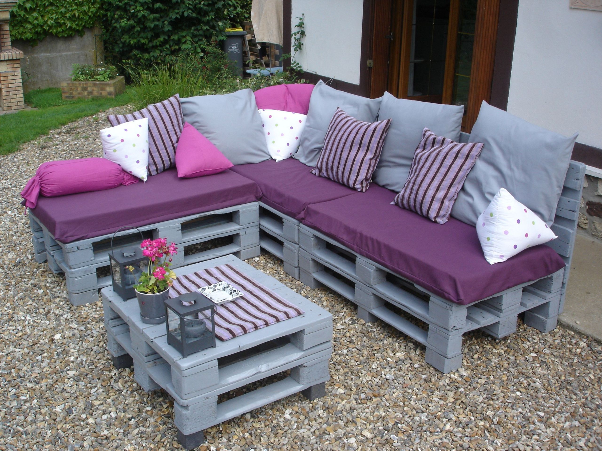 Mobilier De Jardin En Palette Beau Pallets Garden Lounge Salon De Jardin En Palettes Europe