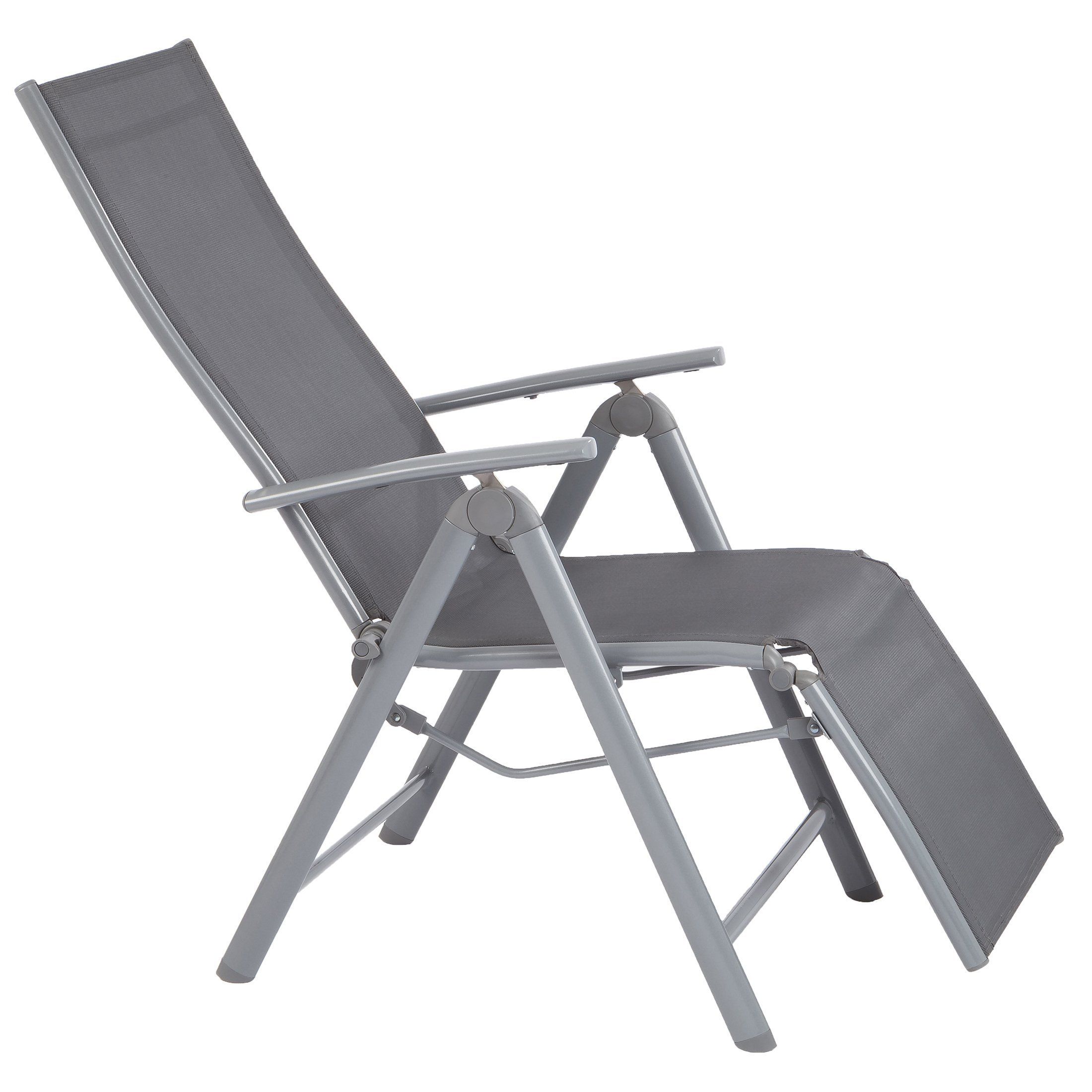 Mobilier De Jardin Haut De Gamme Aluminium Beau Ultranatura Fauteuil De Détente   Accotoirs En Aluminium