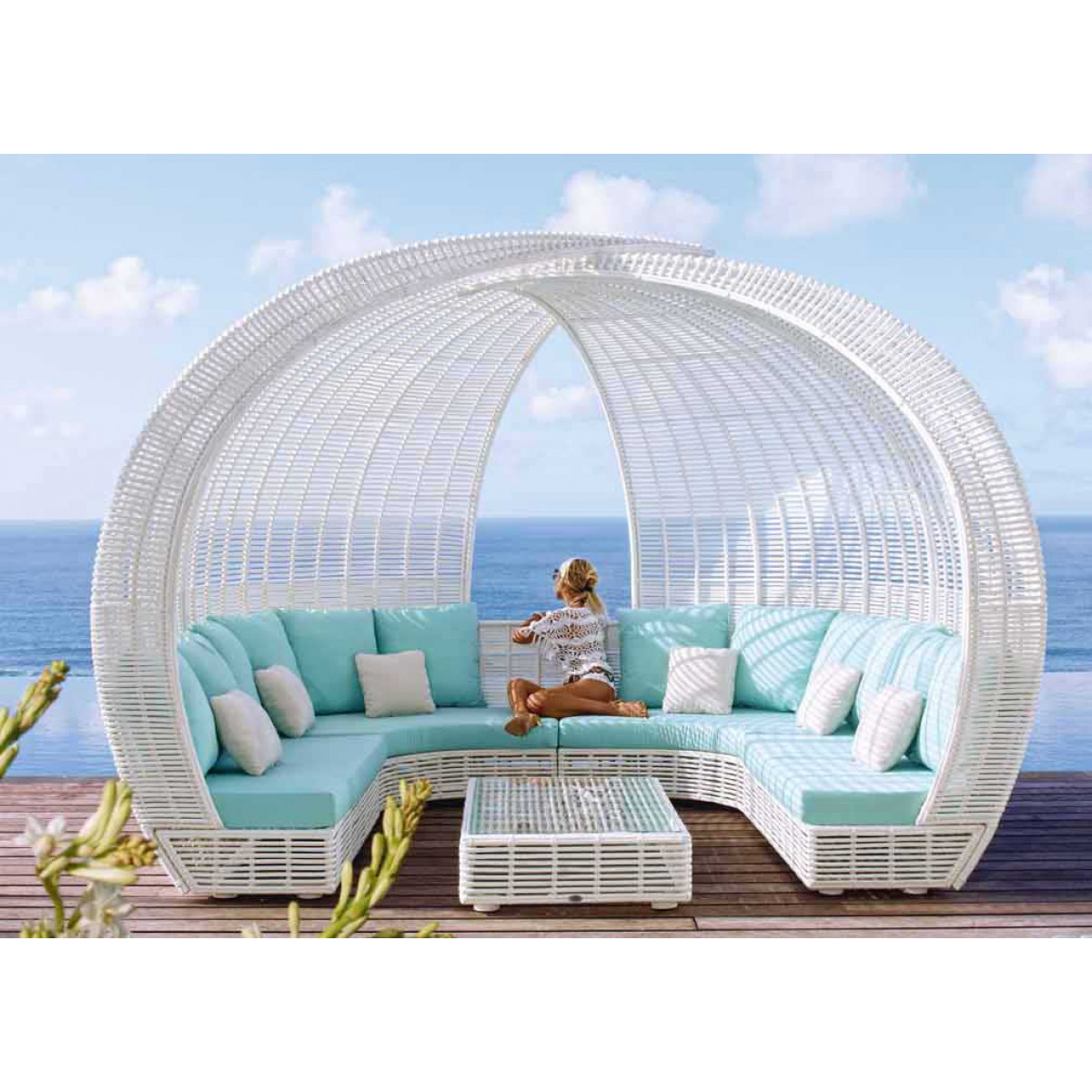 Mobilier De Jardin Haut De Gamme Aluminium Nouveau Meubles De Jardin Cocoon De La Collection Lusso