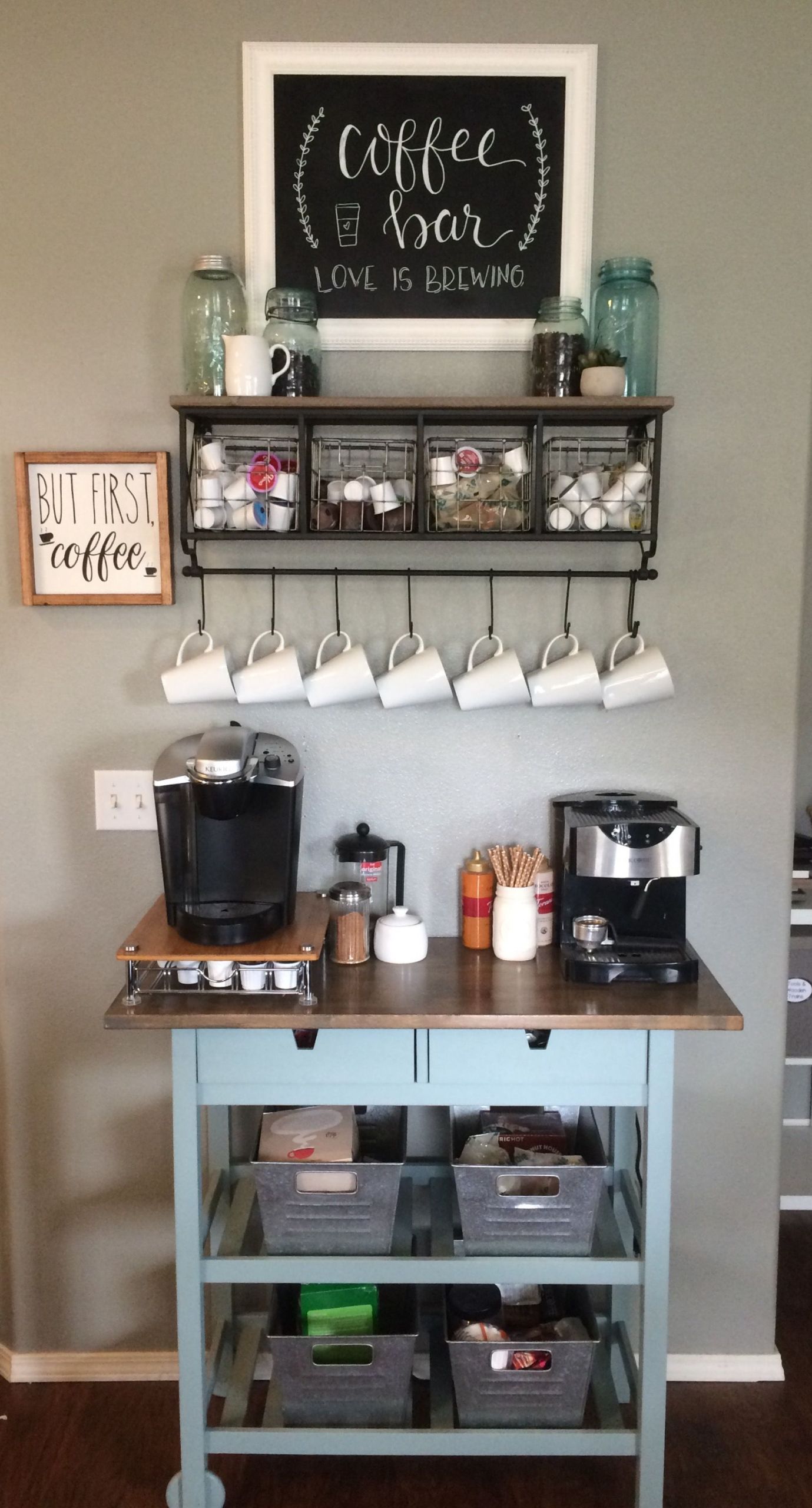 Mobilier De Jardin Ikea Inspirant Coffee Bar Ikea island Makeover