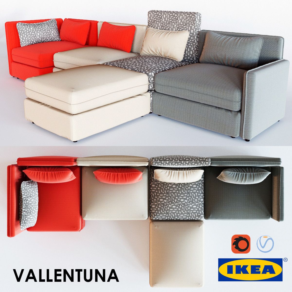 Mobilier De Jardin Ikea Unique 3d Vallentuna Series Model 3d Model Déco En 2019