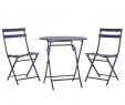 Mobilier De Jardin Résistant Aux Intempéries Best Of Ensemble Bistro De Jardin Follie Navy 3 Pièces Résistant
