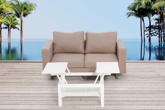 gartenmoebel outdoor lounge sunita sandbraun 2 sitzer mit tisch store=french