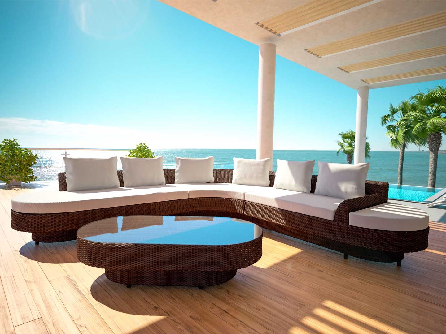 Mobilier Jardin Design Élégant Longino Casa En La Playa