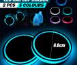 Nacelle Jardin Best Of Neufu 2pcs Led Usb sous Bock Antidérapant Support De Tasse Lumineux Pour Voiture Coloré