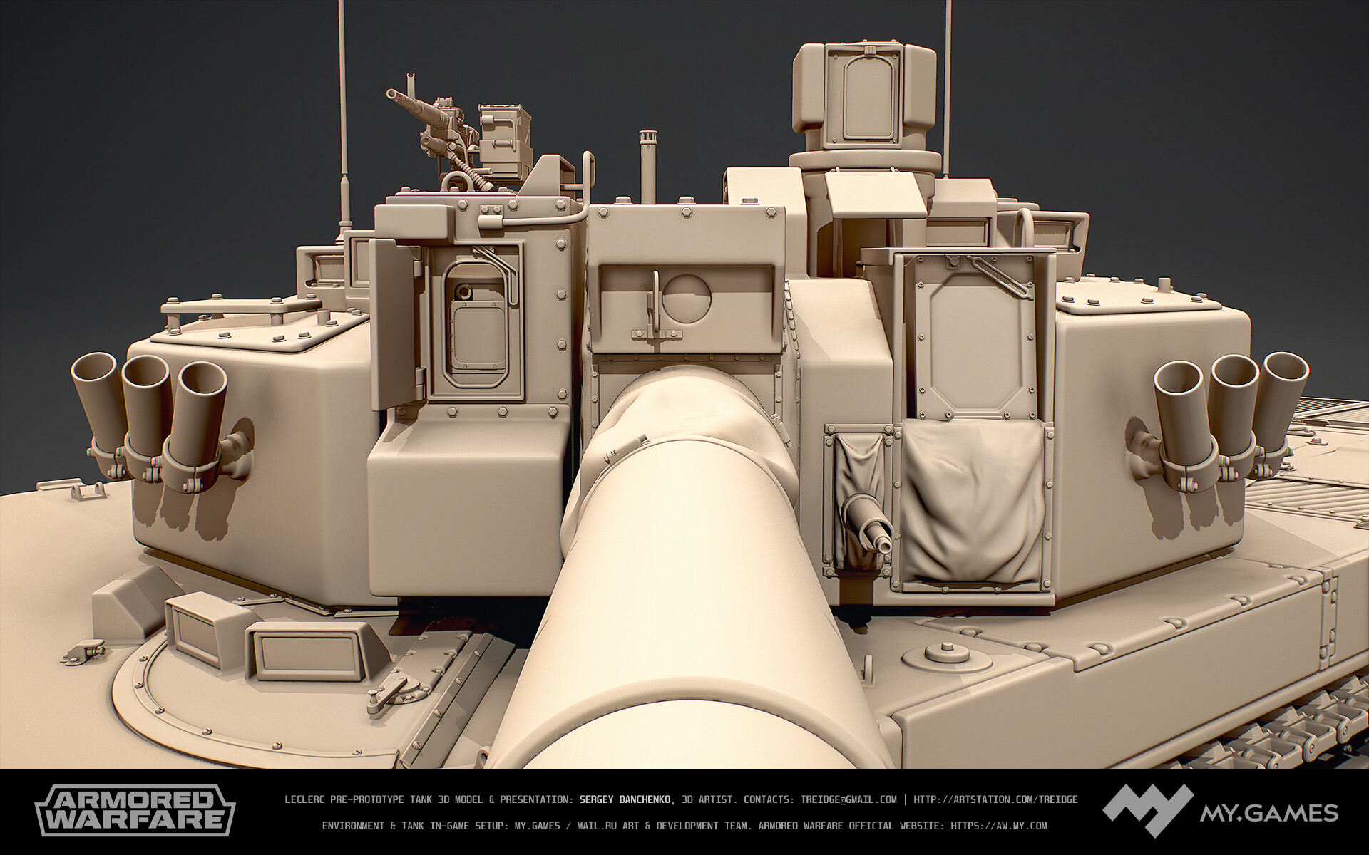 Numero Leclerc Charmant Artstation the Leclerc Tank Pre Prototype — Breakdown