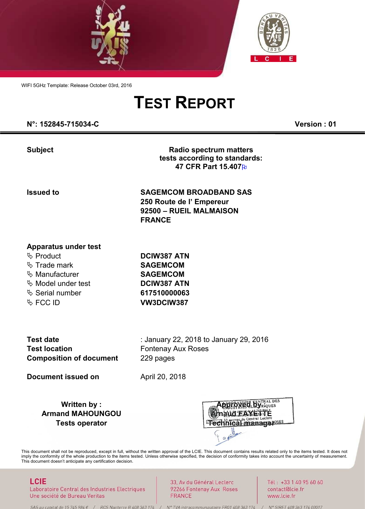 Numero Leclerc Inspirant Dciw387 Set Up Box Test Report Rapport