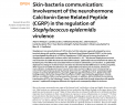 Numero Leclerc Unique Skin Bacteria Munication Involvement Of the Neurohormone