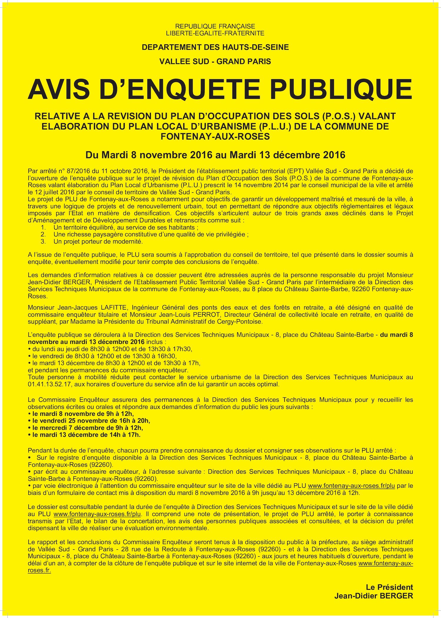 Ouverture Du Leclerc Beau Calaméo 1e Avis D Enquªte Publique Et Publications Dans La
