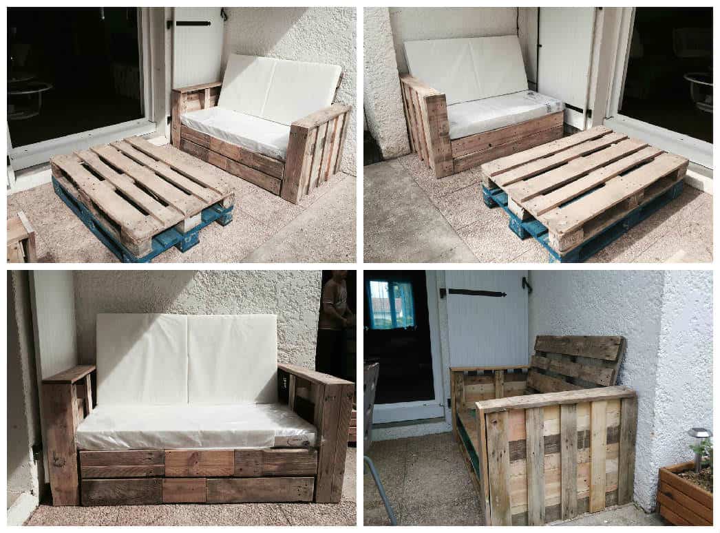 Palette Salon De Jardin Frais Pallet Bo Bench Planter Terrace • 1001 Pallets