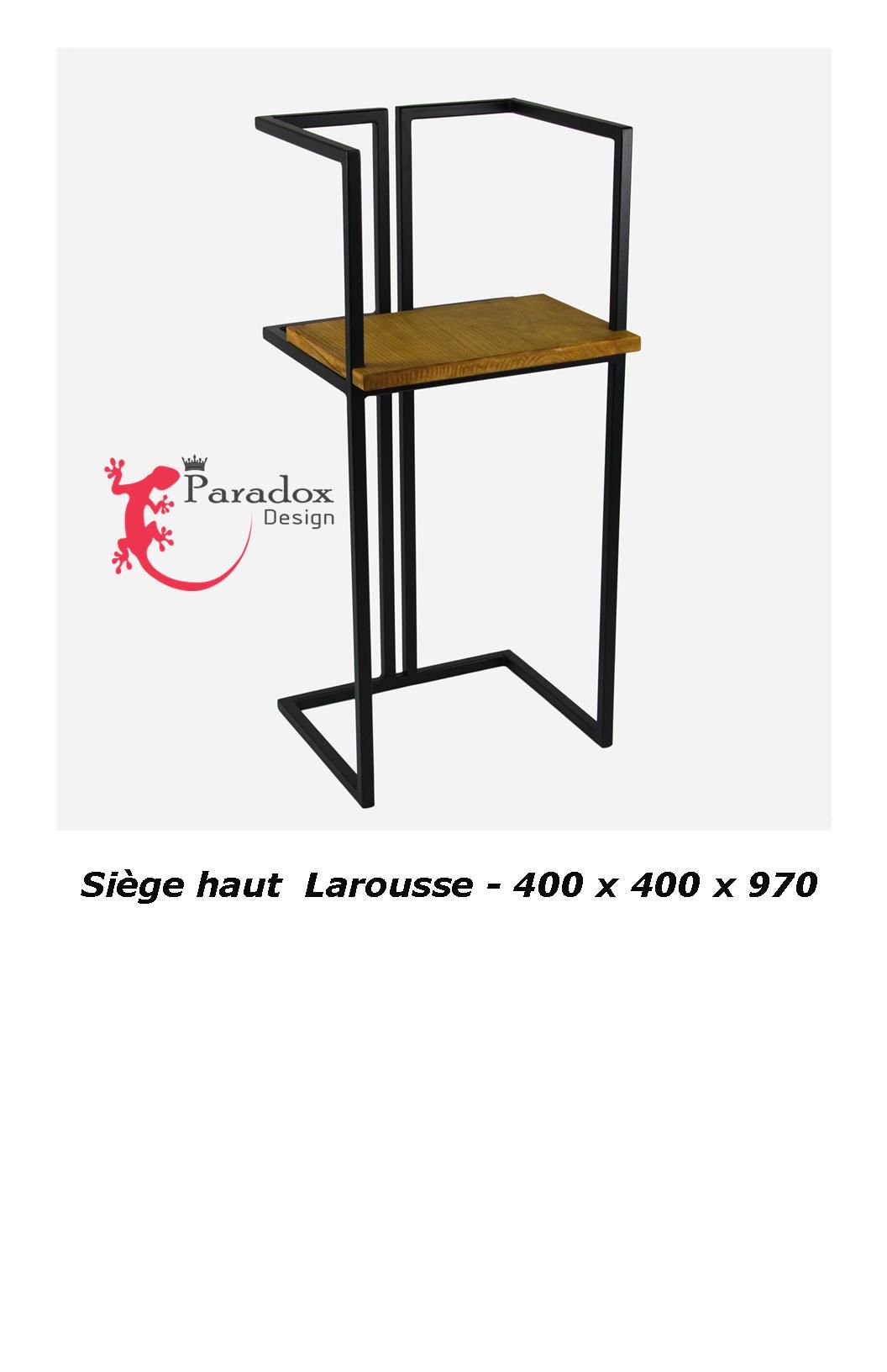 Petit Fauteuil Bas Frais Si¨ge Haut Larousse assise Bois Massif Dim 440 X 400 X