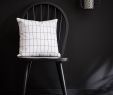 Petit Fauteuil Bas Inspirant Coussin Edgar Blanc Et Noir L 40 X H 40 Cm Jby