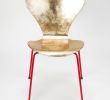 Petit Meuble Salon Luxe Arne Jacobsen Golden Chair Gold