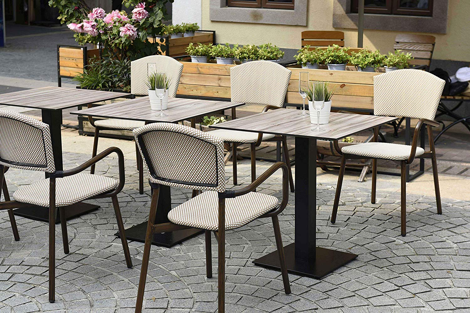 Petit Salon De Jardin Pour Balcon Beau Rotin Design Fauteuil Bistrot Mika En Textil¨ne