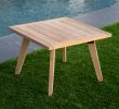 Petite Table Basse Exterieur Unique Table Basse De Jardin En Teck Brut 60x60cm Ethnika