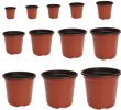 Plastique Noir Pour Jardin Charmant 100pcs Pots De Pépini¨re De Jardin En Plastique Fleur De Terre Cuite Ensemble De Contenants De Planteur