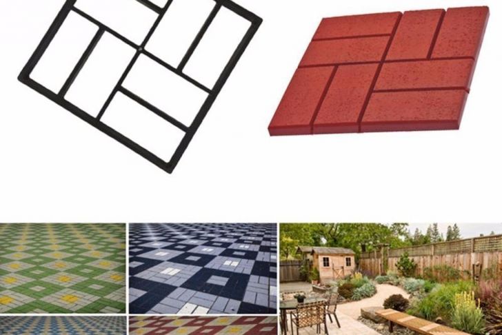 Plastique Noir Pour Jardin Nouveau € 21 32 De Réduction 1 Pc Noir Rectangle Pavage En Plastique Moule Pour Moules  Béton Jardin Chemin De Bricolage Pierre Mod¨le Pelle 45 40 4 Cm