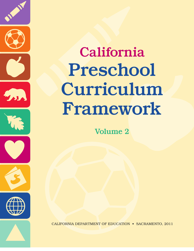 Promo Jardin Génial Ca Preschool Curriculum Framework Volume 2