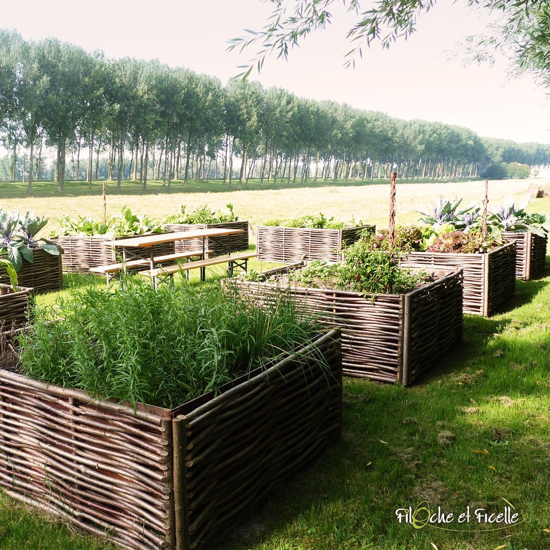 Promo Jardin Luxe Habillez Votre Jardin Avec Nos Carrés Potagers En Noisetier