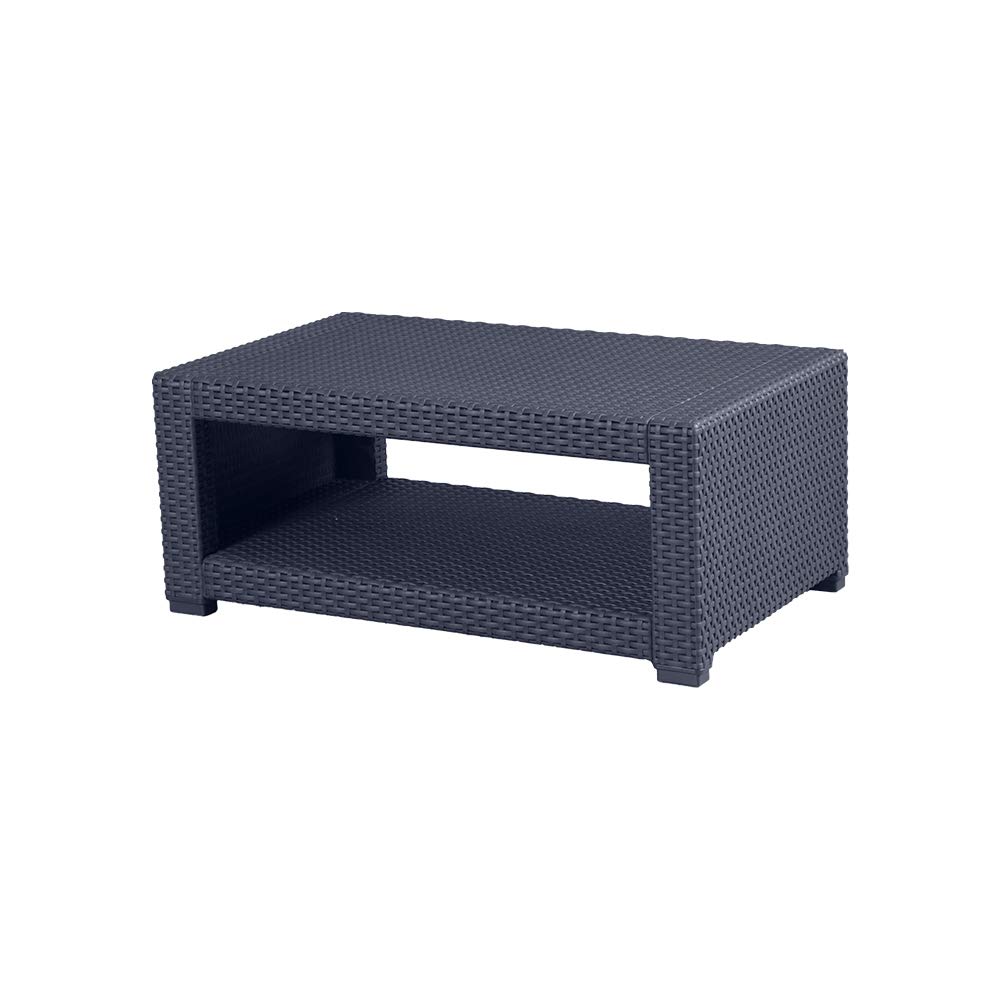 Promotion Table De Jardin Unique Trueshopping Marbella Outdoor Coffee Table Garden Furniture In Graphite