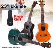 Resine Tressee Élégant Tempsa 23" Concert Ukulélé Acajou Hawaiian A