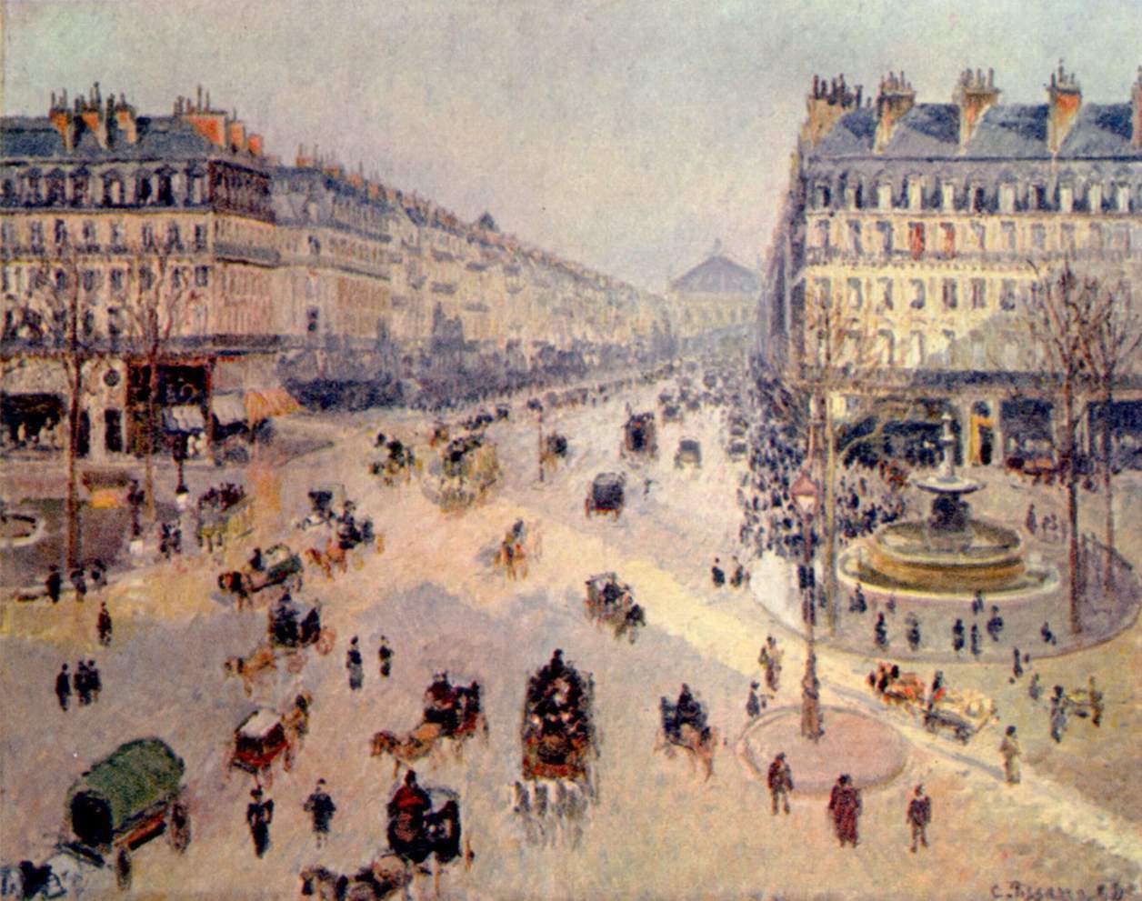 Camille Pissarro Avenue de l Opera Musée des Beaux Arts Reims