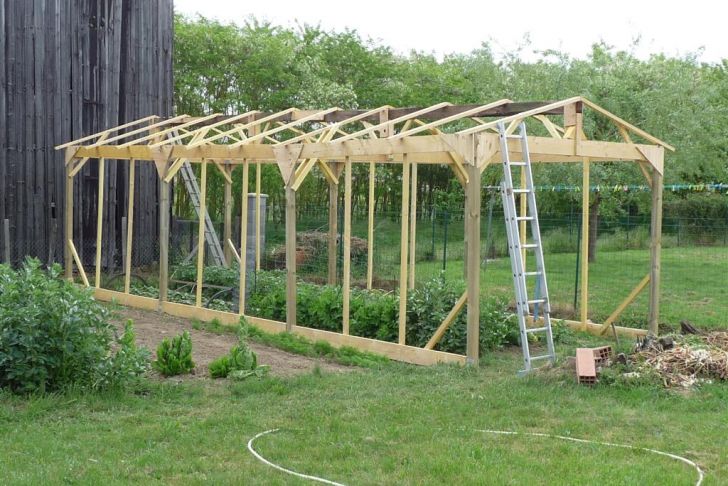 Salon Bas De Jardin En Bois Charmant Construire Une Serre De Jardin En Bois Retour D Expérience