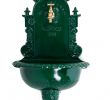 Salon De Jardin 10 Personnes Aluminium Best Of Fontaine Murale De Jardin Avec Vasque Style Ancien Aluminium Vert