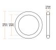 Salon De Jardin Arrondi Beau Pi¨ces De Robinets Joint torique Caoutchouc Nitrile Id 173