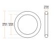 Salon De Jardin Arrondi Beau Pi¨ces De Robinets Joint torique Caoutchouc Nitrile Id 173