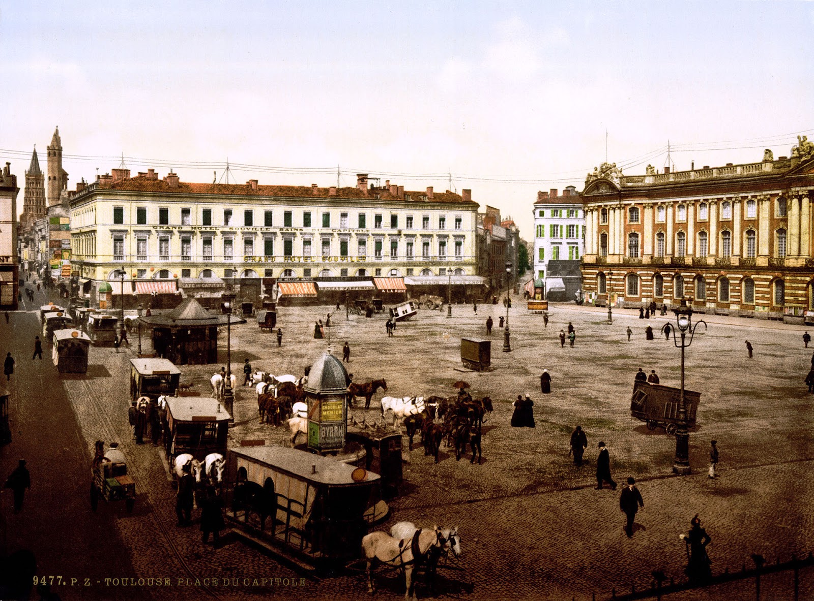 La place du Capitole dans les années 1890