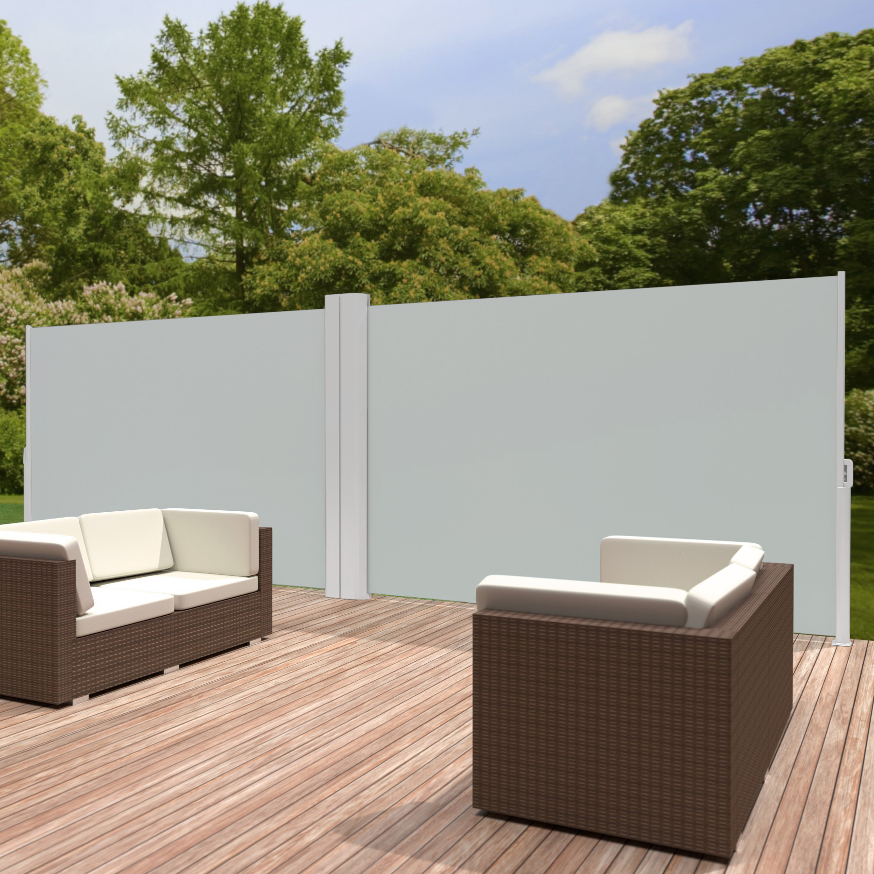 brise vue jardin retractable idees photos et ides a pare vent terrasse 3