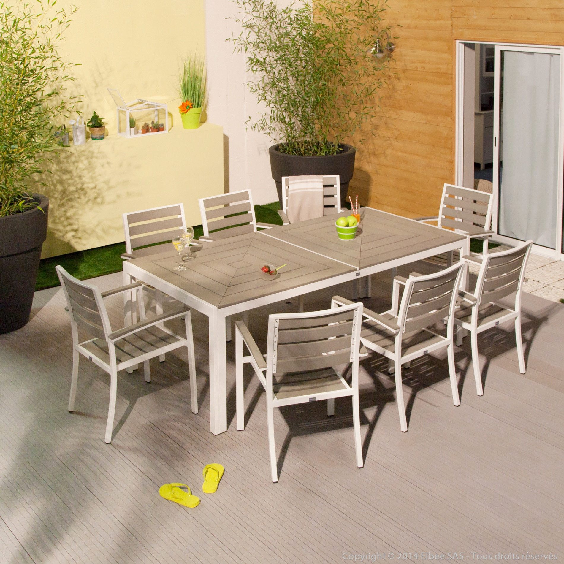 Salon De Jardin Encastrable 10 Places Inspirant Table Terrasse Pas Cher