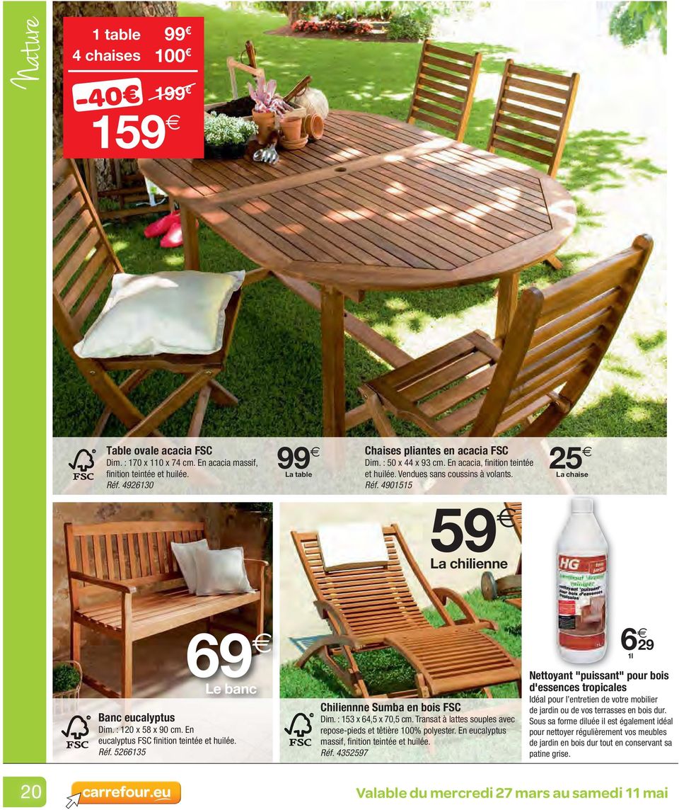 Salon De Jardin Eucalyptus Best Of Dalle Bois Terrasse Carrefour