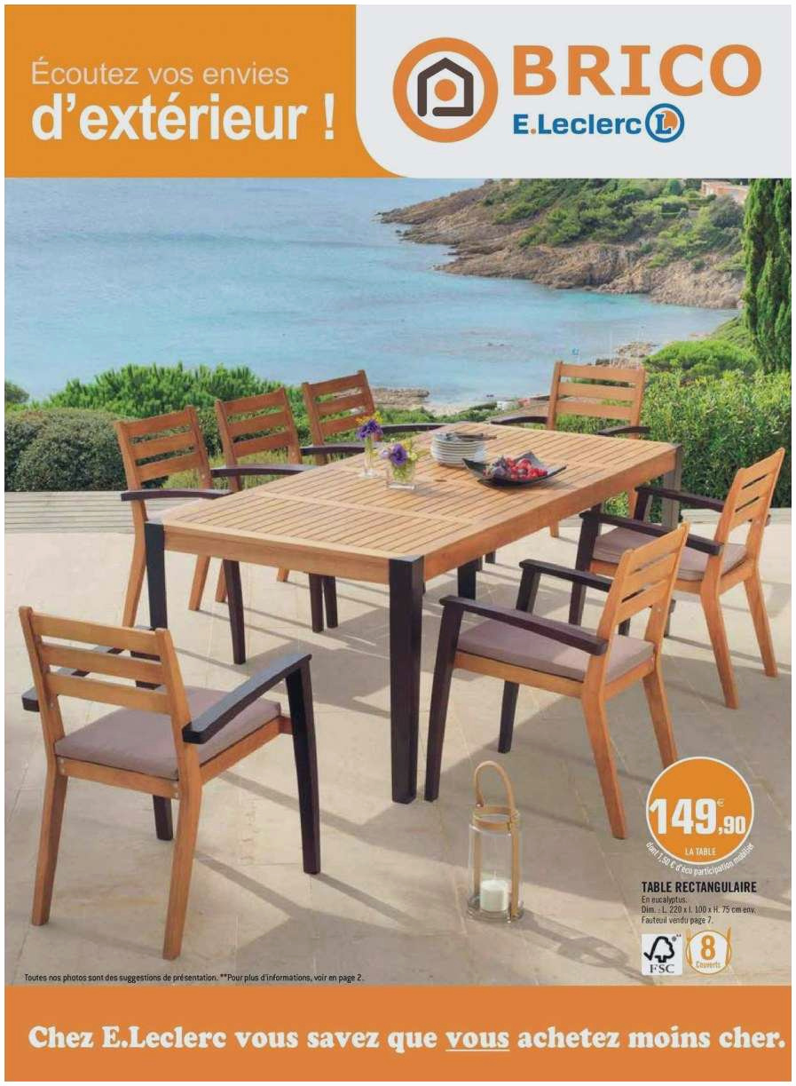 Salon De Jardin Eucalyptus Luxe Nouveau Table Pliante 180 Cm Leclerc Luckytroll