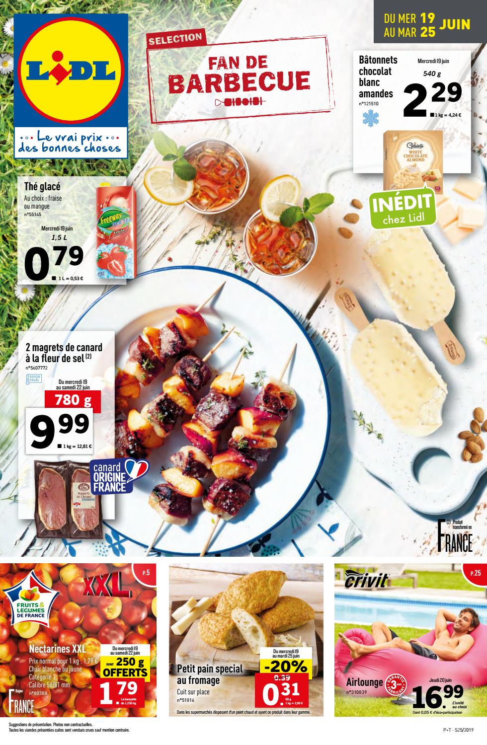 Salon De Jardin Lidl Inspirant Catalogue Lidl Du 19 Au 25 Juin 2019 by Monsieurechantillons